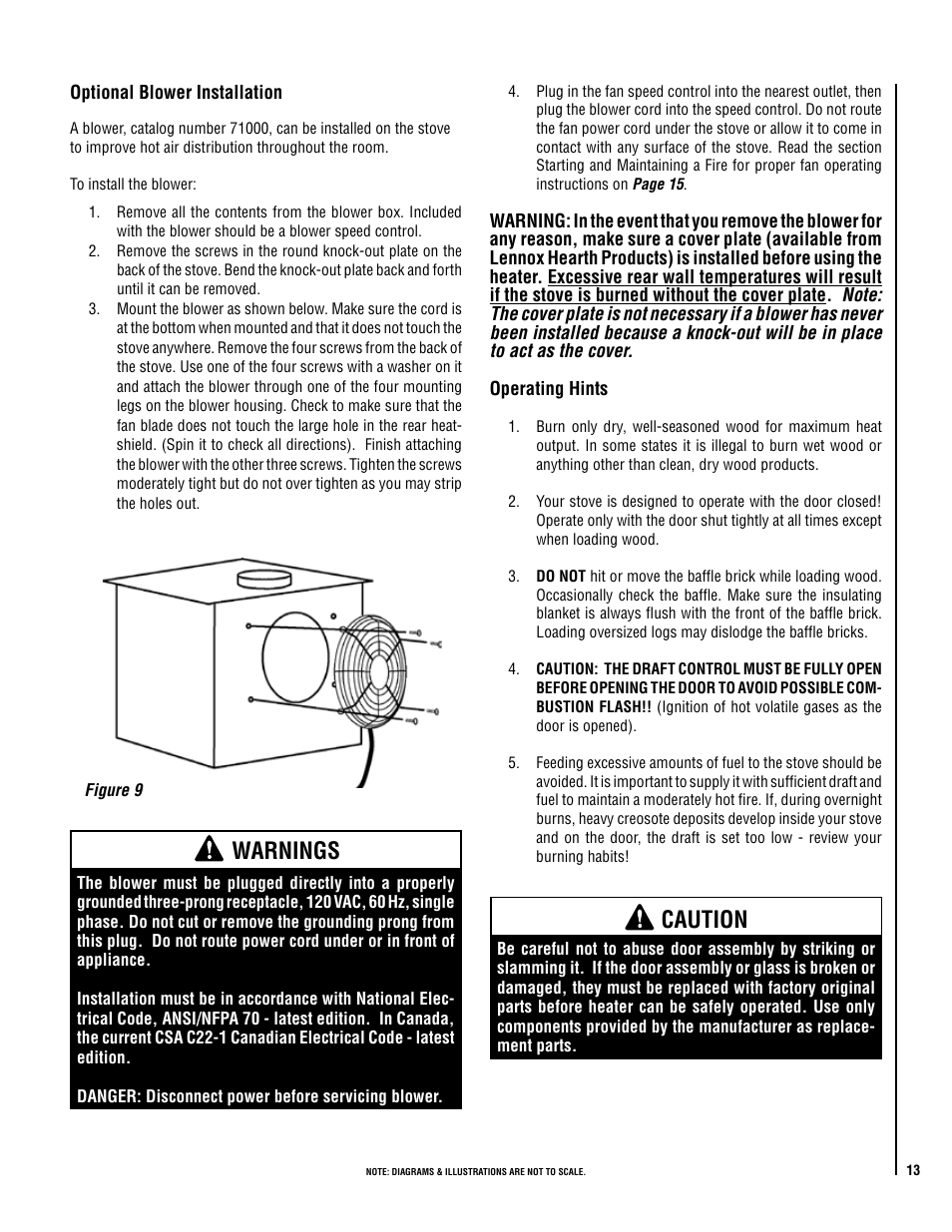 Warnings, Caution | LG MODEL STRIKER S160 User Manual | Page 13 / 22