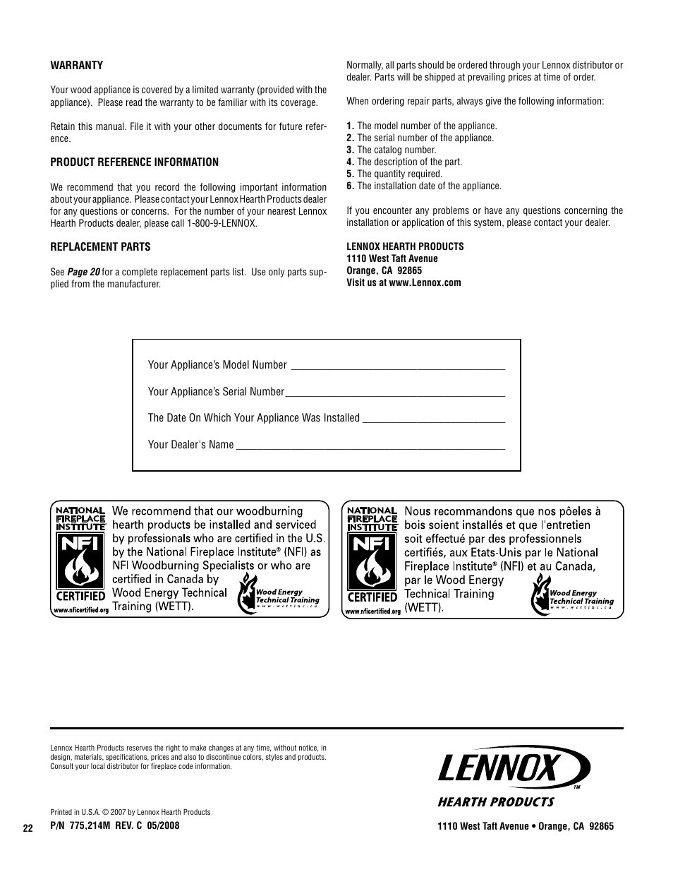 LG MODEL STRIKER S160 User Manual | Page 22 / 22