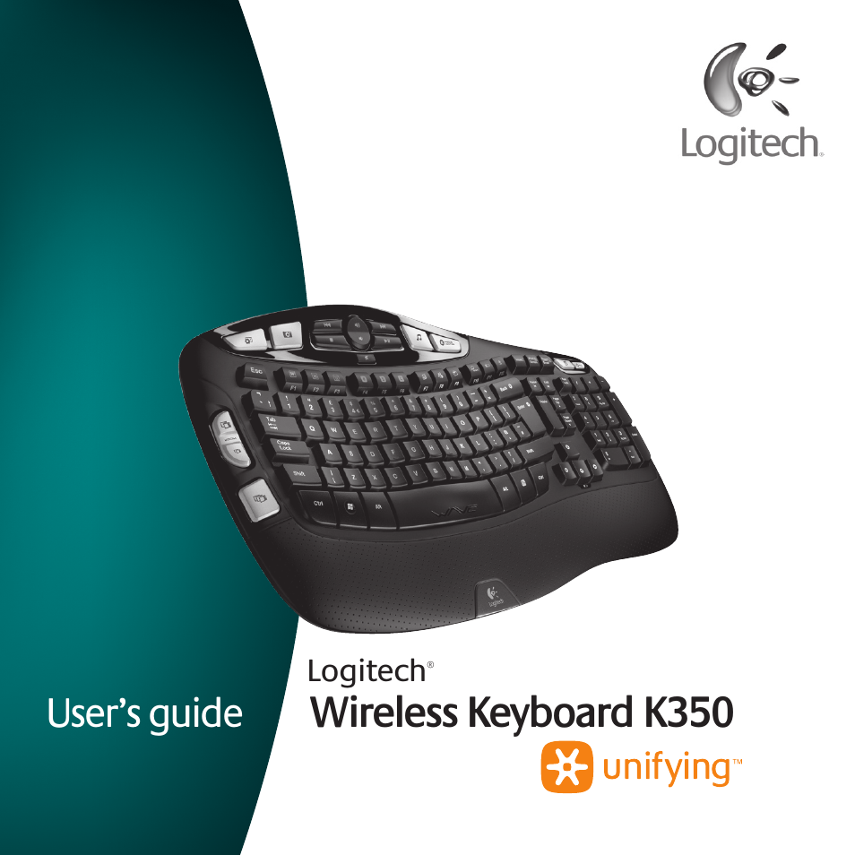 Logitech k350 user manual 40 pages original mode