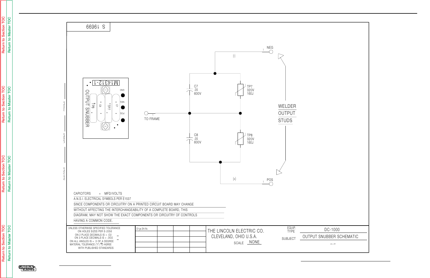 Electrical Diagrams Lincoln Electric Idealarc Dc 1000 Svm123 A User Manual Page 113 113 Original Mode Electrical Diagrams Lincoln Electric Idealarc Dc 1000 Svm123 A User Manual Page 113 113 Original Mode
