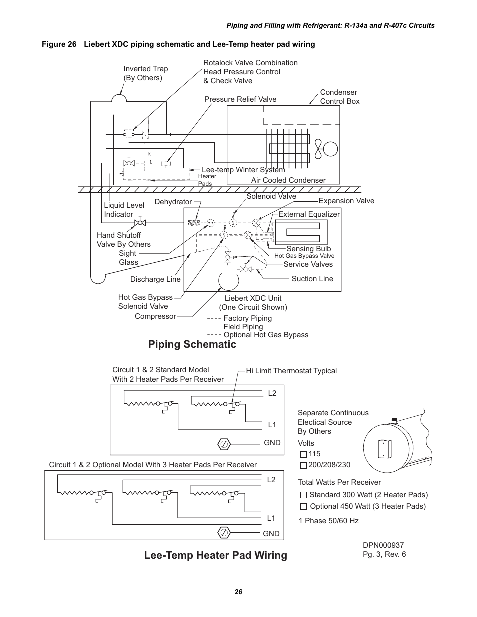 Piping Schematic Lee Temp Heater Pad