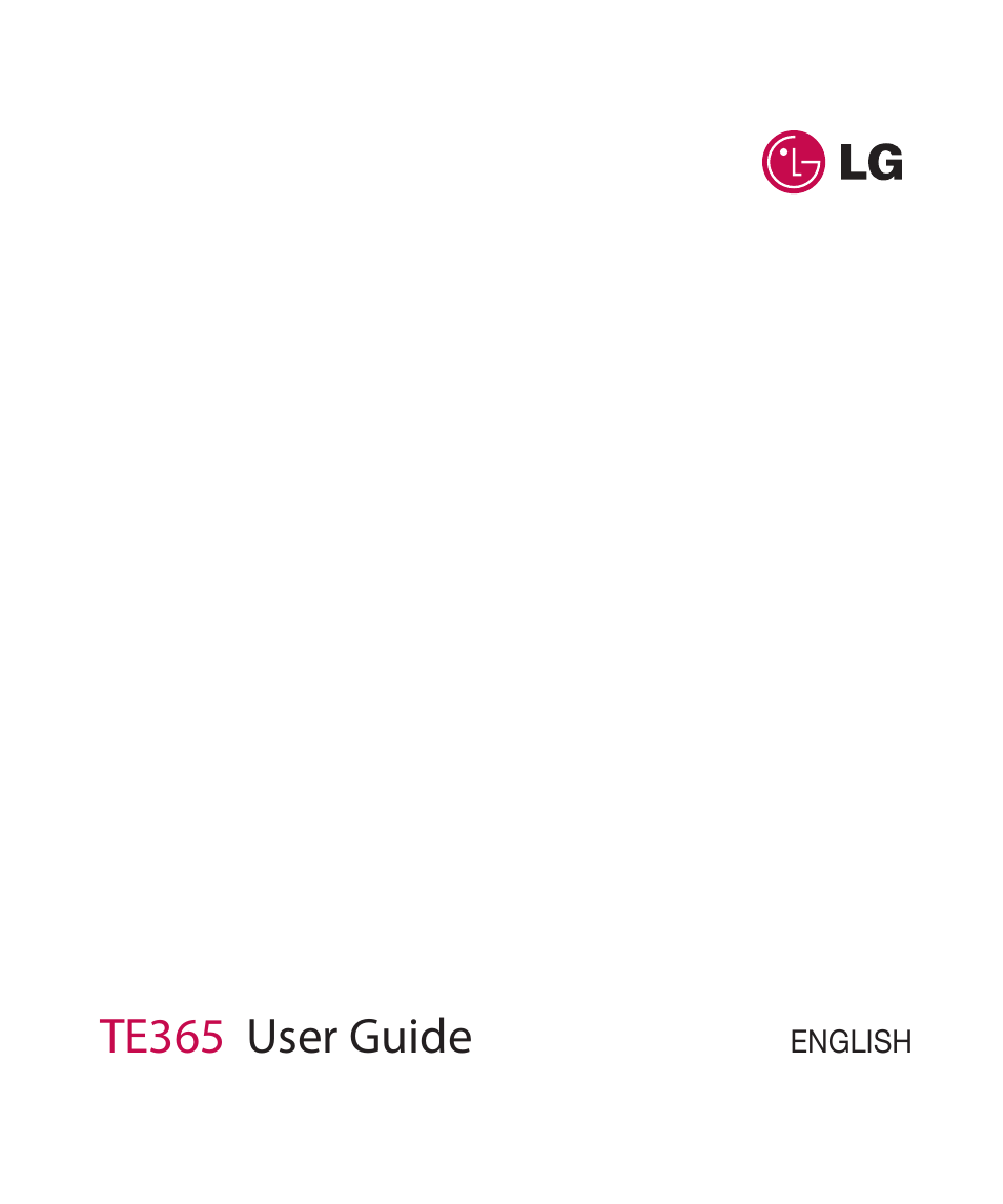 LG TE365 User Manual | 107 pages