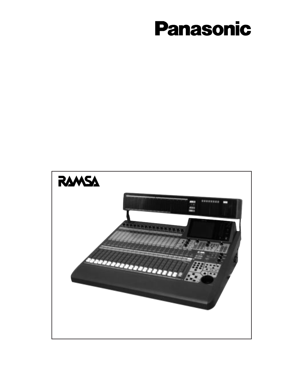 Panasonic RAMSA WR-DA7 User Manual | 68 pages