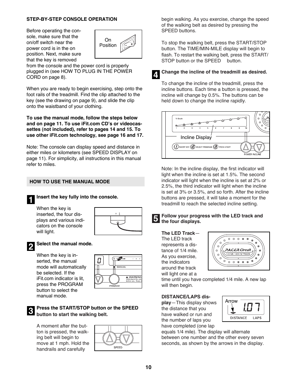 ProForm 590QS 831.299243 User Manual | Page 10 / 26 | Original mode