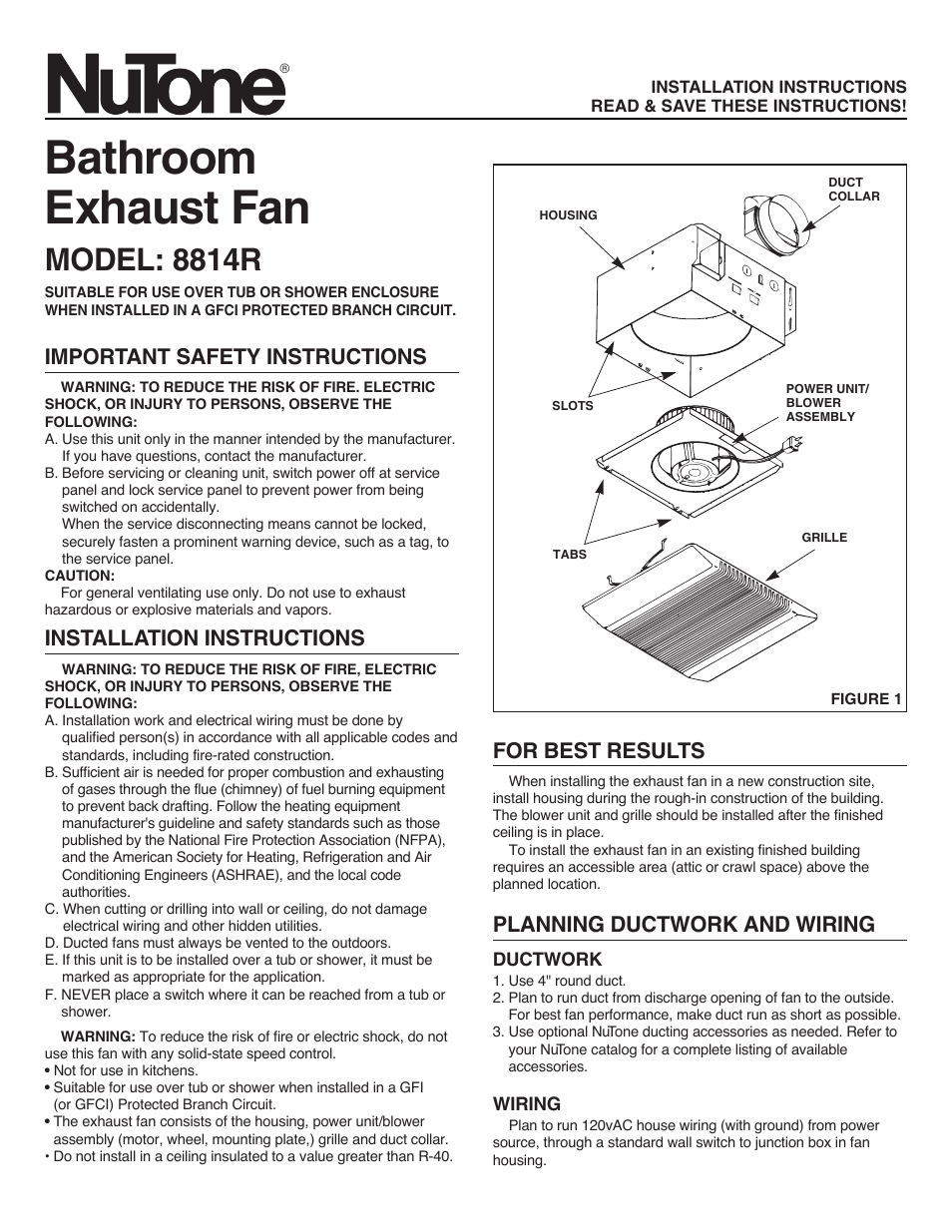 Nutone Ceiling Fan Wiring Diagram | Shelly Lighting