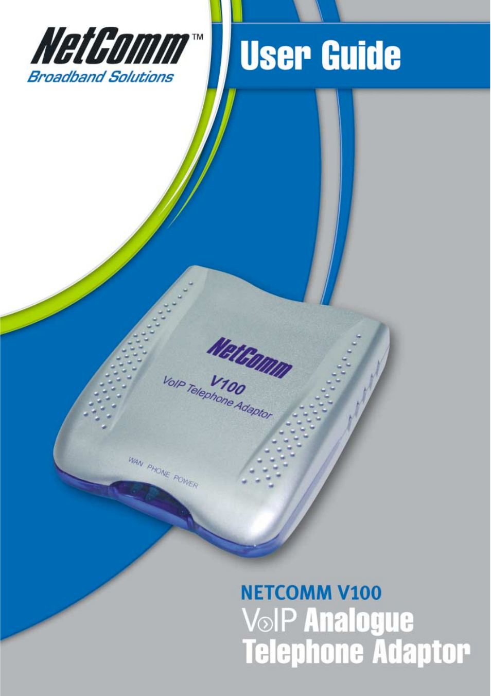 NetComm V100 User Manual | 40 pages