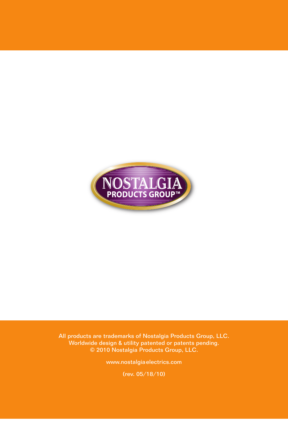 Nostalgia Electrics MARGARITA OASIS MOS-400 User Manual | 14 pages