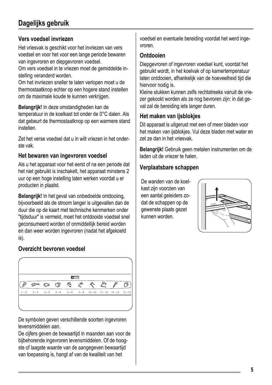 Dagelijks gebruik | ZANKER KBB 24001 SK User Manual | Page 5 / 56