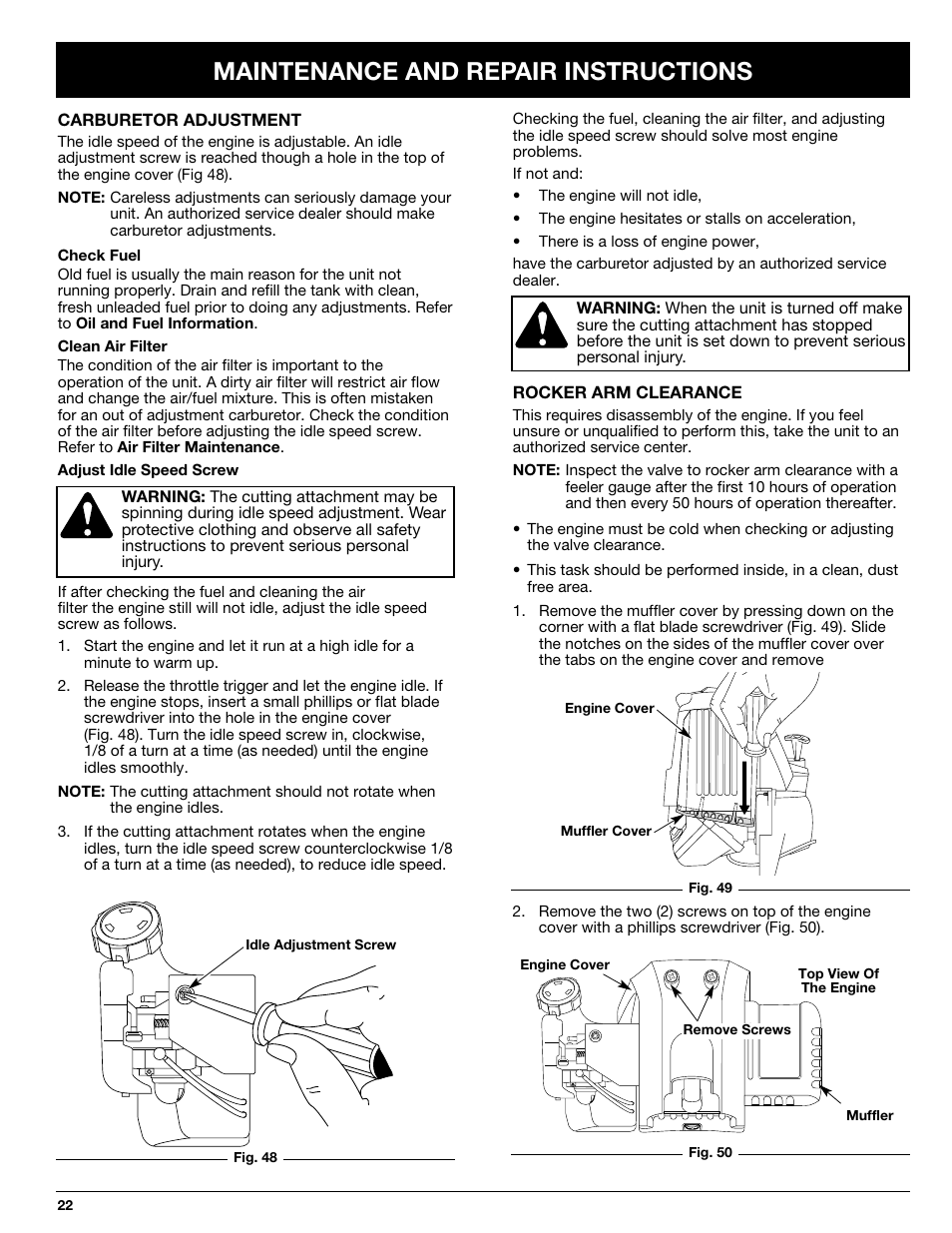 Maintenance And Repair Instructions Ryobi 890r User Manual Page 22 30