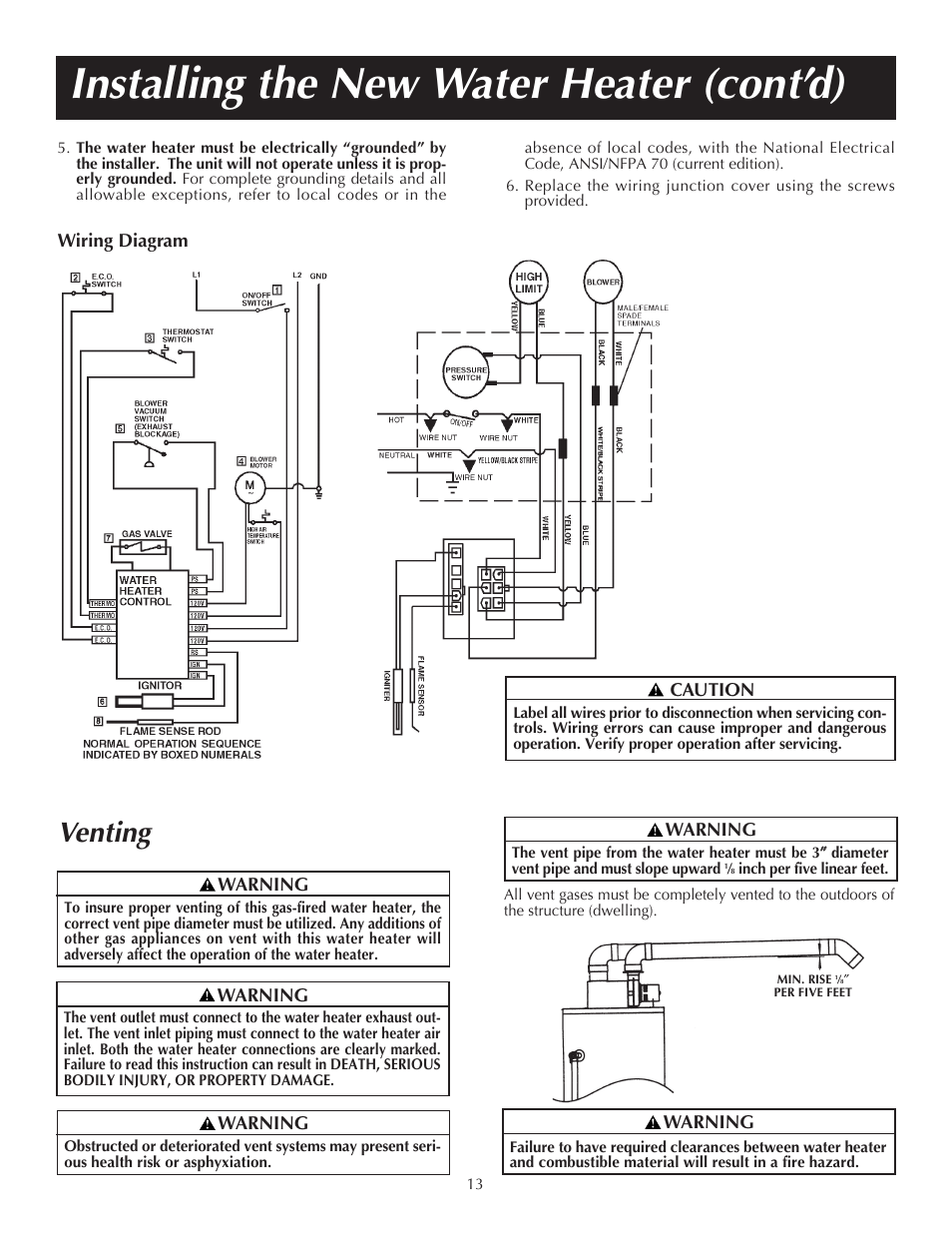 Wiring Diagram Reliance 501 Hot Water Heater from www.manualsdir.com