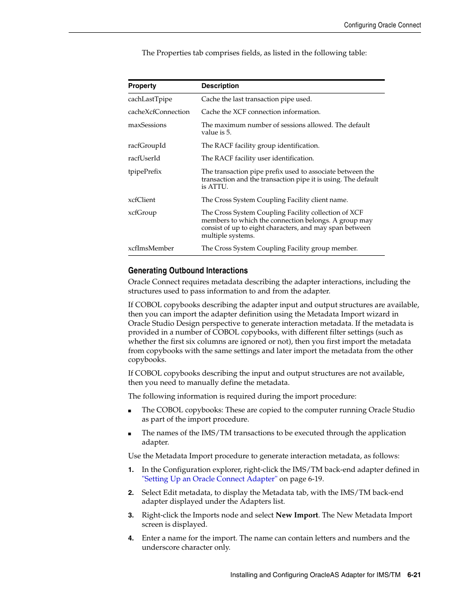 Generating outbound interactions | Oracle Audio Technologies B31003-01 User Manual | Page 69 / 112