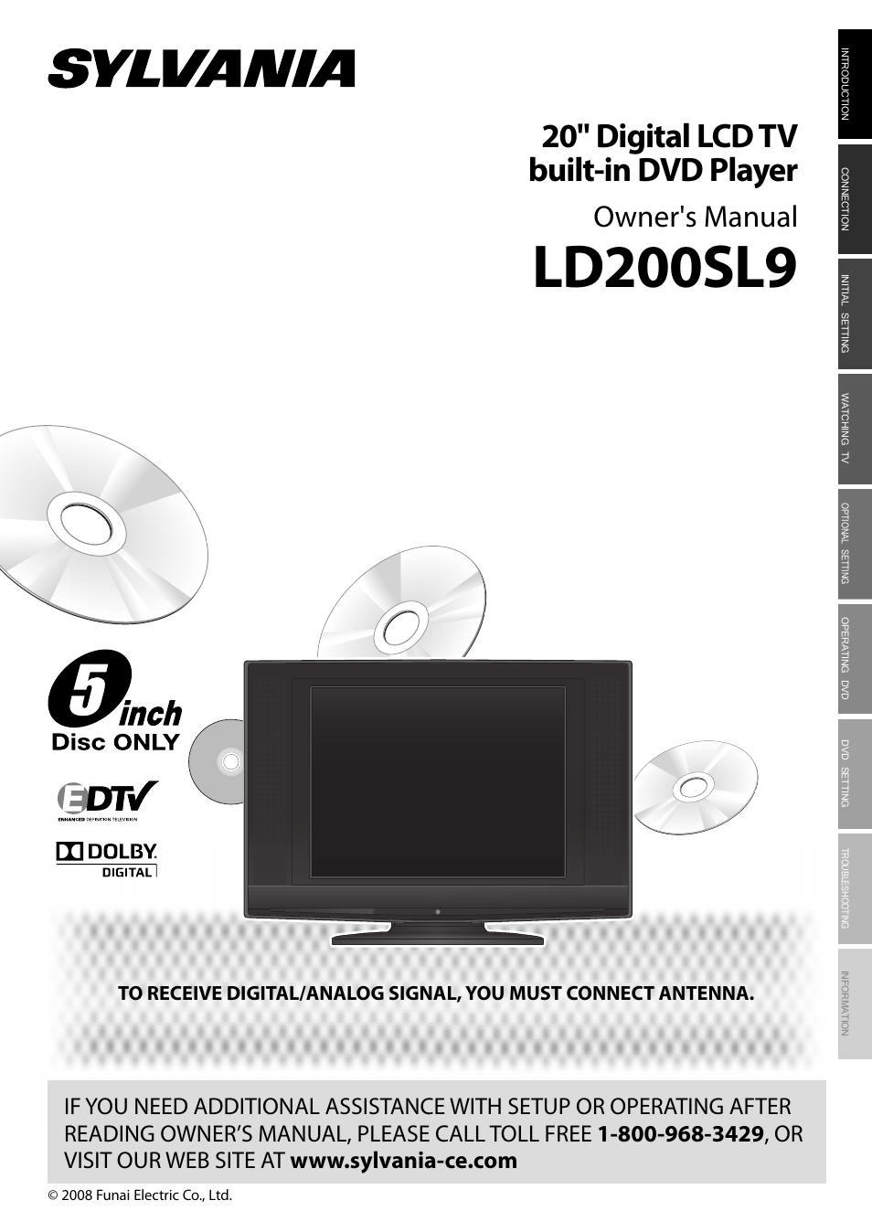 Sylvania Ld0sl9 User Manual 96 Pages