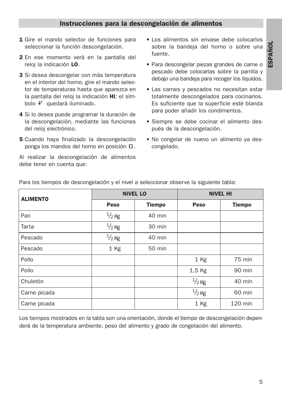 Horno TEKA HLC840 45cm Blanco - Domesticos