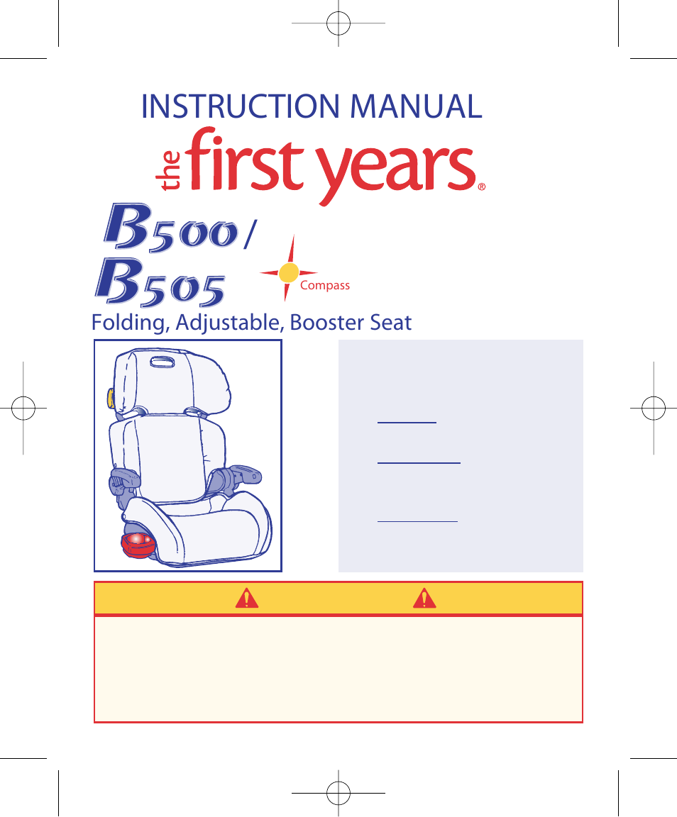 first years ultra plus folding booster seat