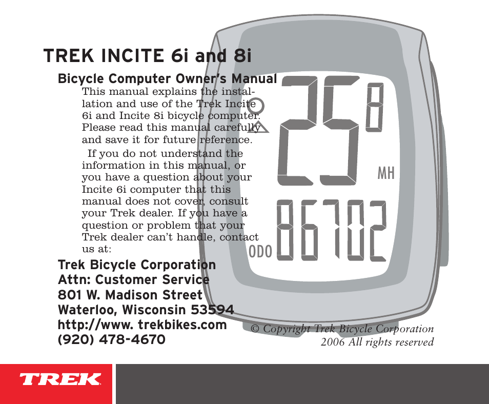 trek incite 8i