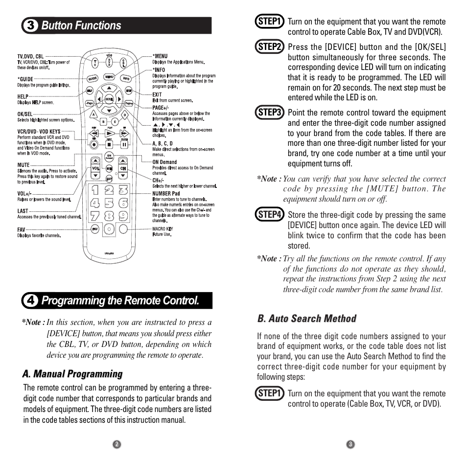 easy universal remote control