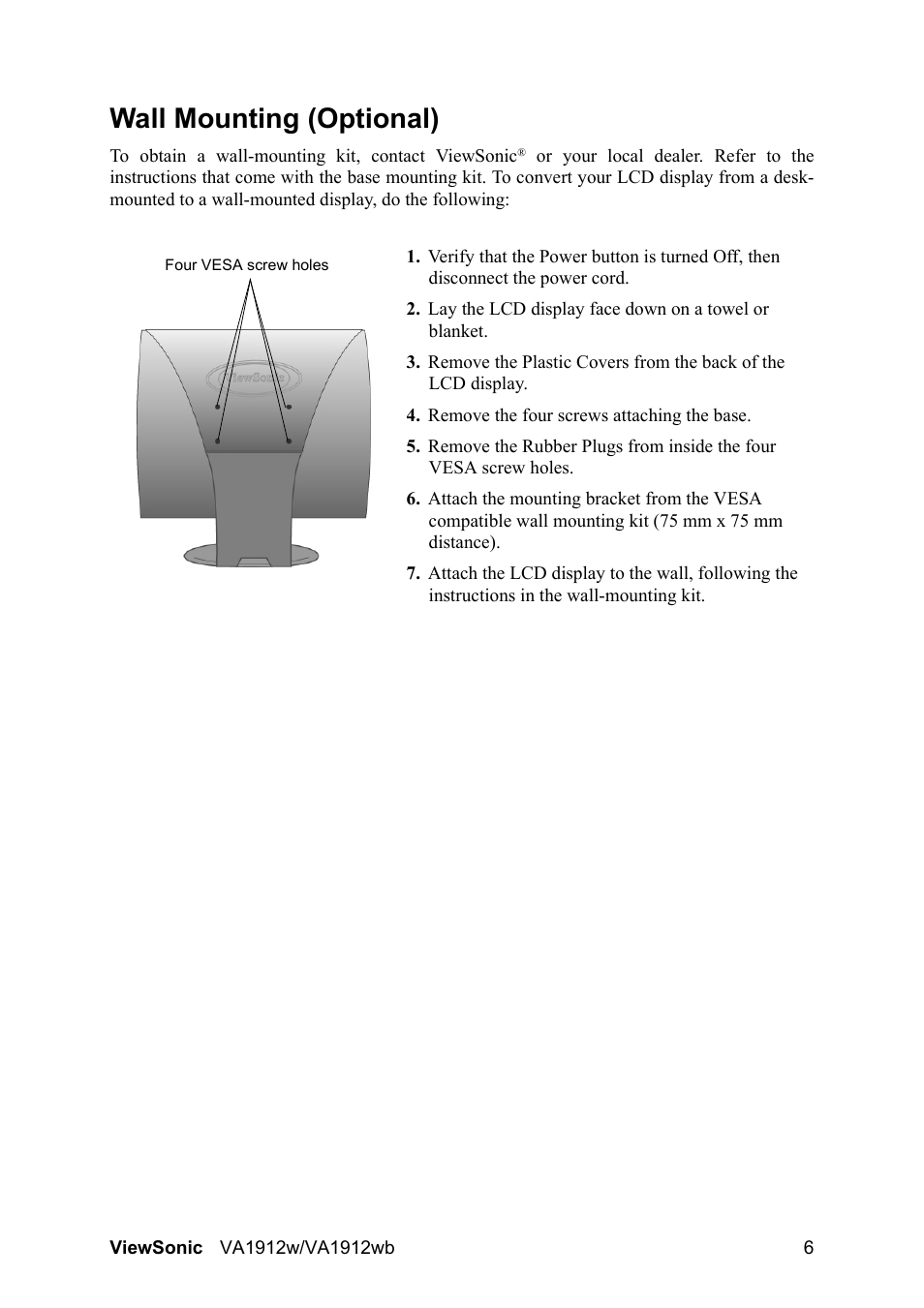 viewsonic va1912wb manual viewsonic va1912wb manual