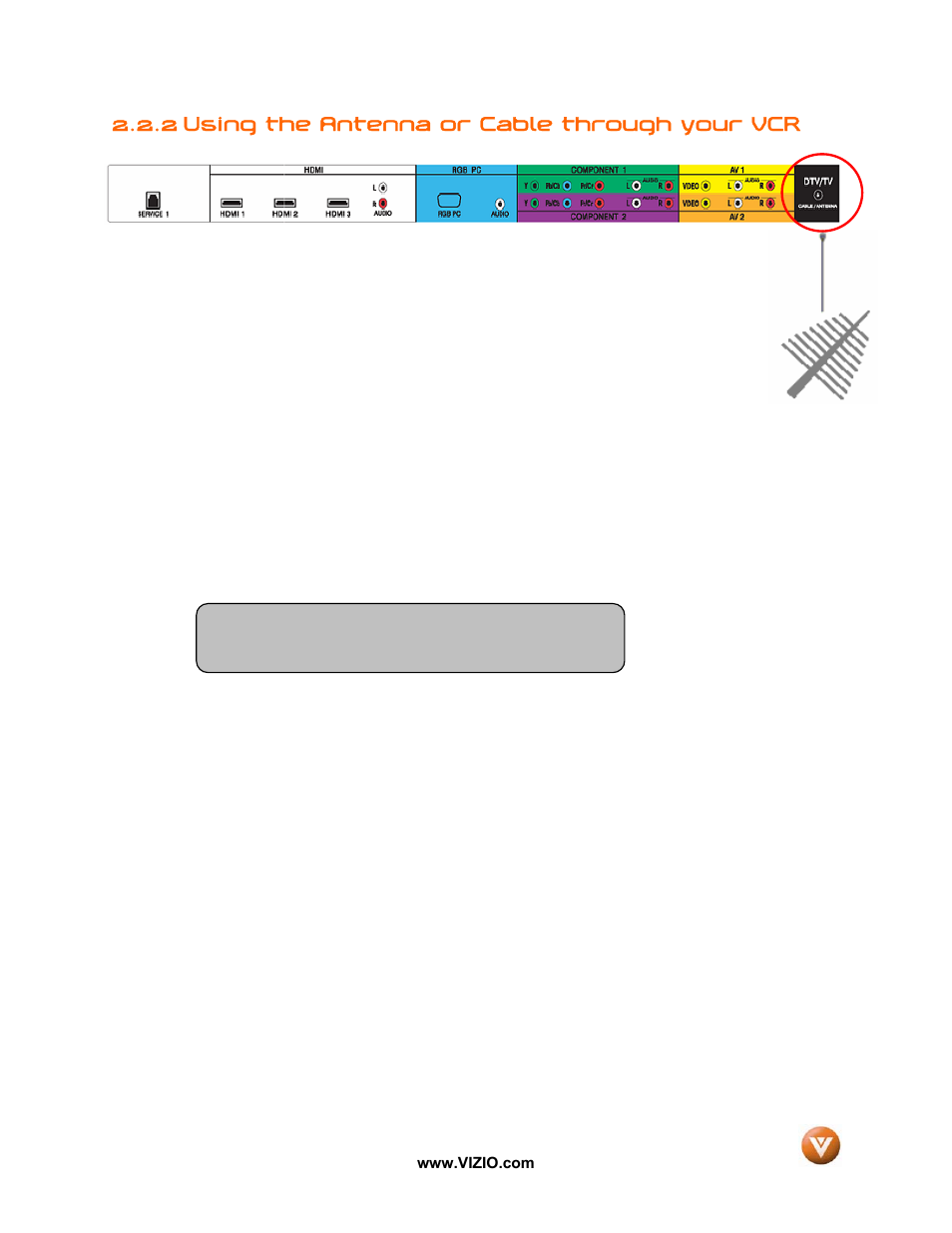 Vcr hookup vizio How to