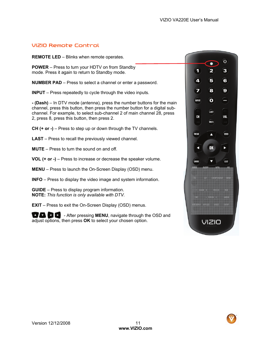 Program arris remote to vizio tv