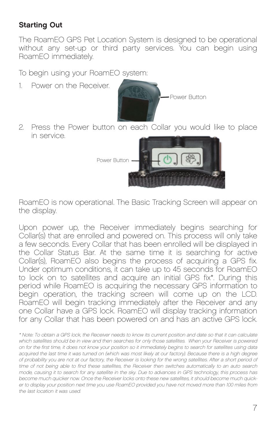White Bear Technologies RoamEO GPS Pet Location System User Manual | Page 9 / 36