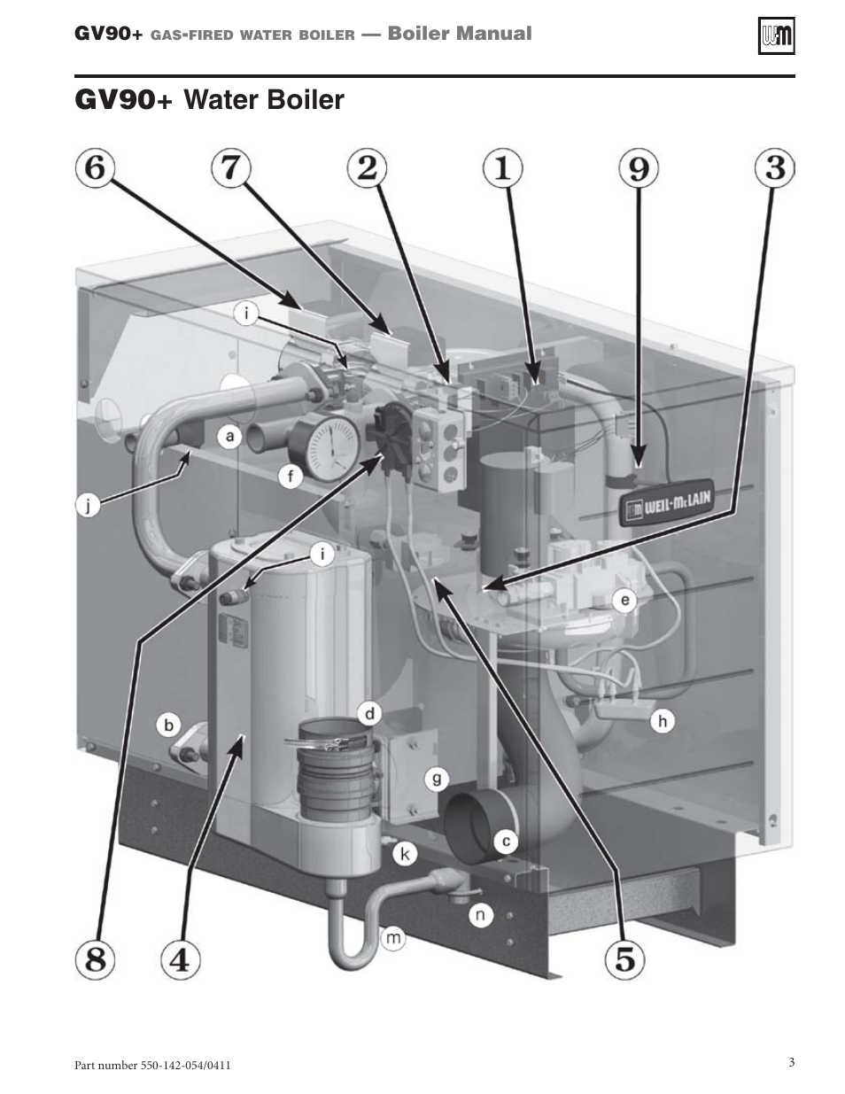 Gv90+ water boiler | Weil-McLain GV90+ User Manual | Page ... john deere 105 wiring diagram 