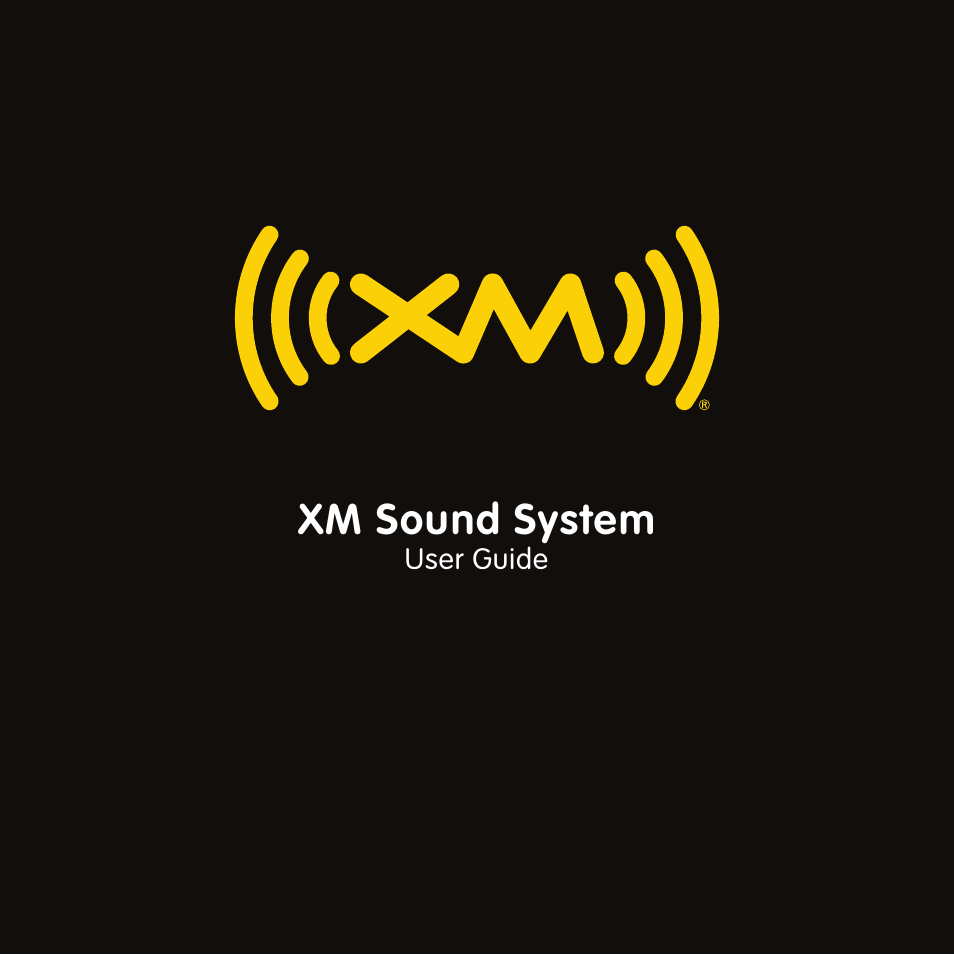 XM Satellite Radio XMBB1 User Manual | 20 pages
