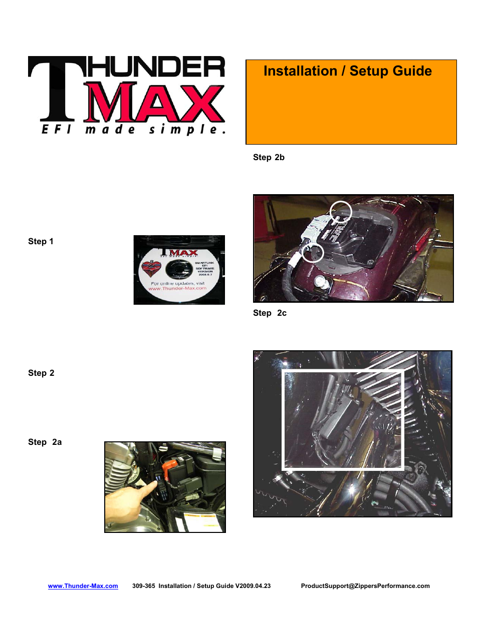 Zipper Mowers Thunder-Max 309-365 User Manual | 7 pages