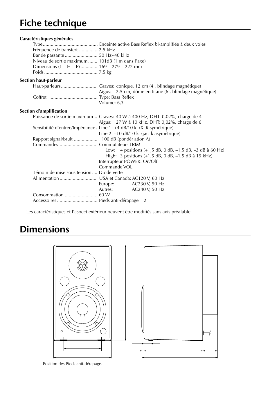 Yamaha MSP5 User Manual 