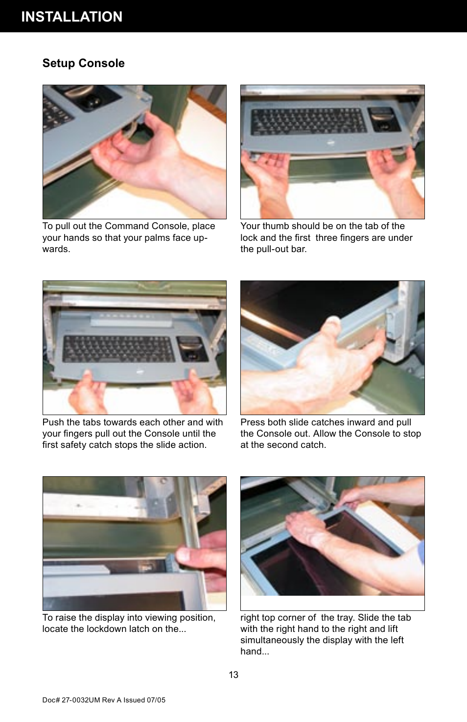 Installation, Setup console | Z Microsystems SL User Manual | Page 13 / 51