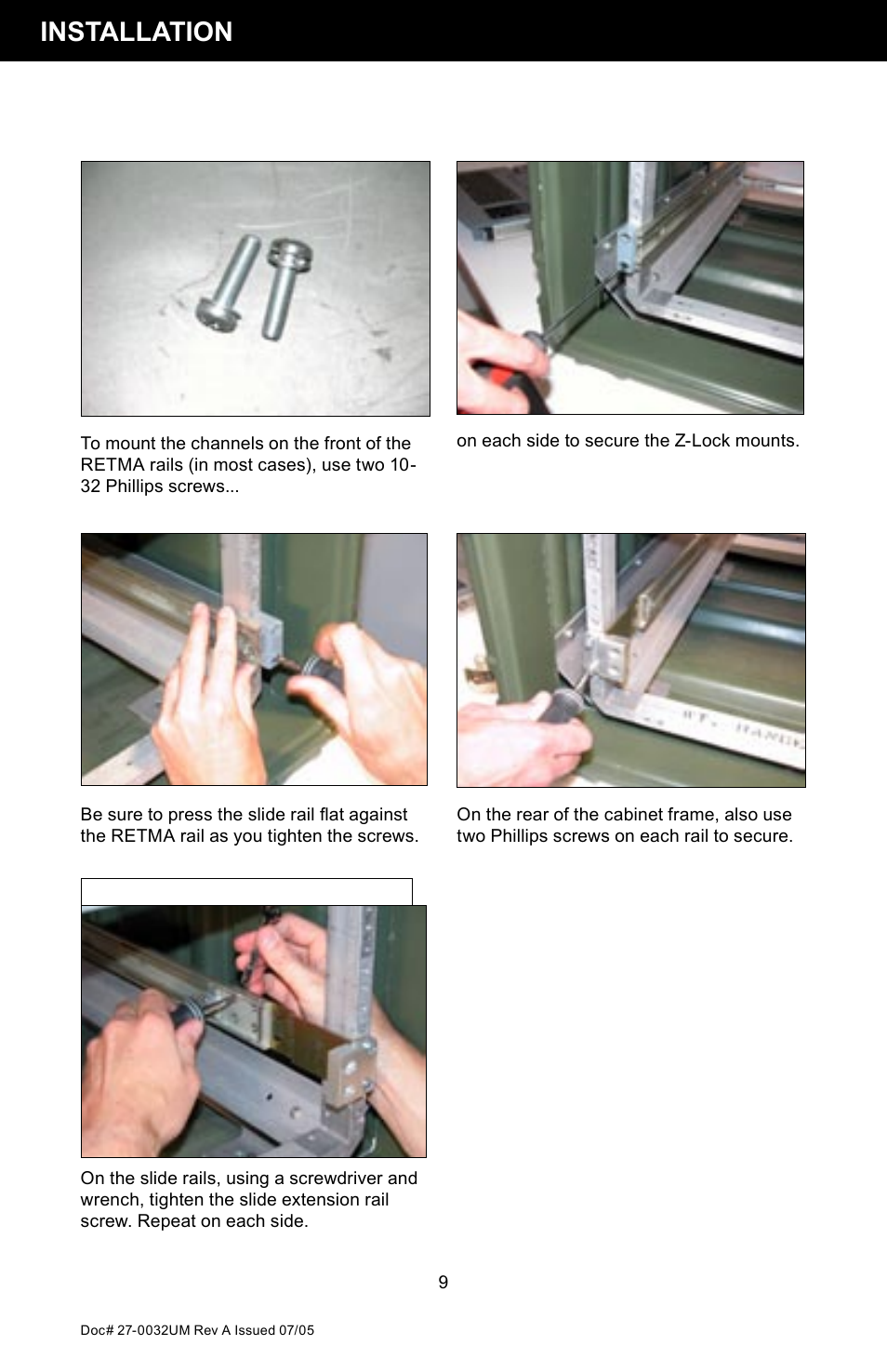 Installation | Z Microsystems SL User Manual | Page 9 / 51