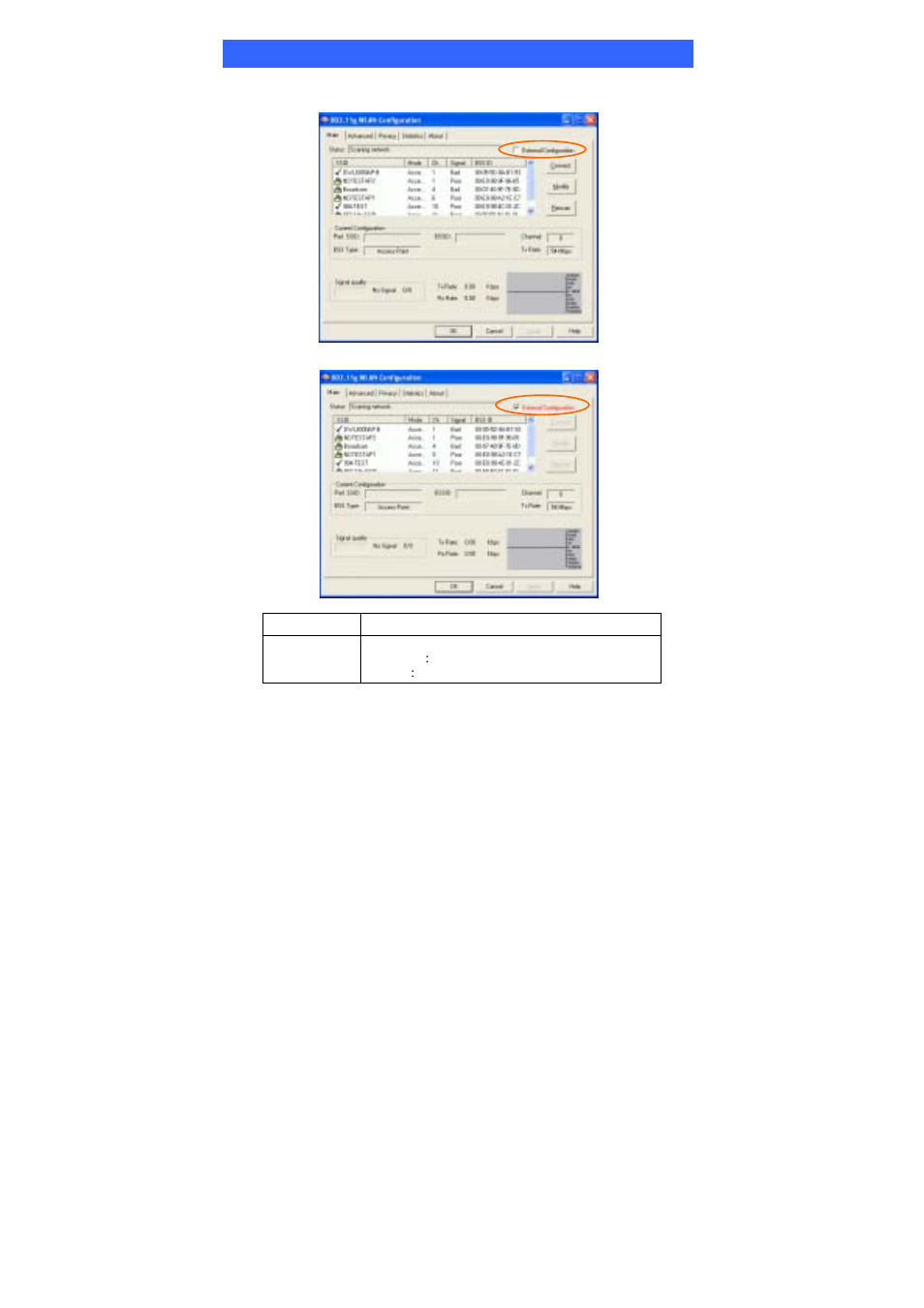 Main tab | Xterasys Wireless LAN Card User Manual | Page 23 / 35