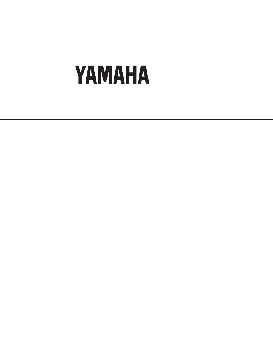 Yamaha KX-10 User Manual | 16 pages