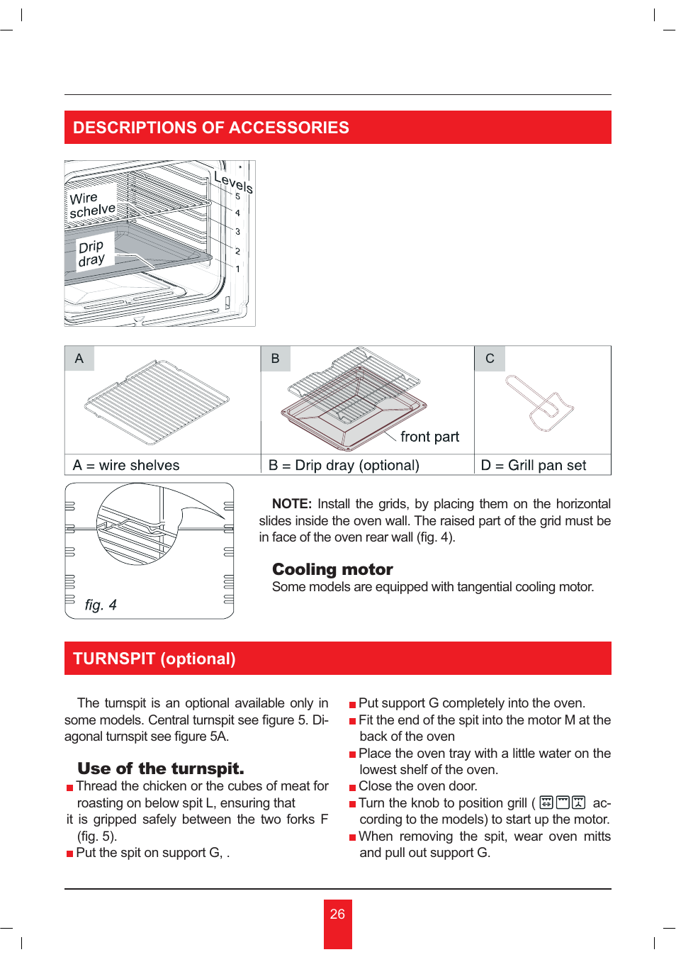 KORTING OKB481CRC User Manual | Page 26 / 36