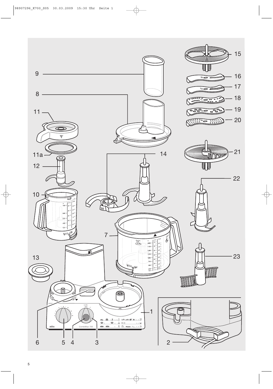 Braun CombiMax 700 Vital User Manual | Page 4 / 113 | Original mode