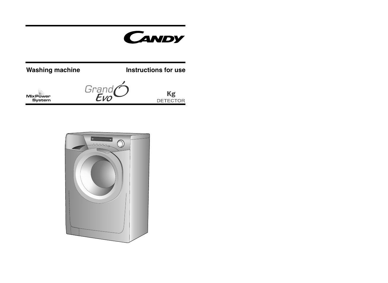 Candy EVO 1683DW-80 User Manual | 17 pages