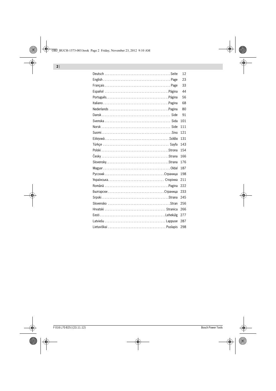 Bosch Indego User Manual | Page 2 / 309 | Original mode