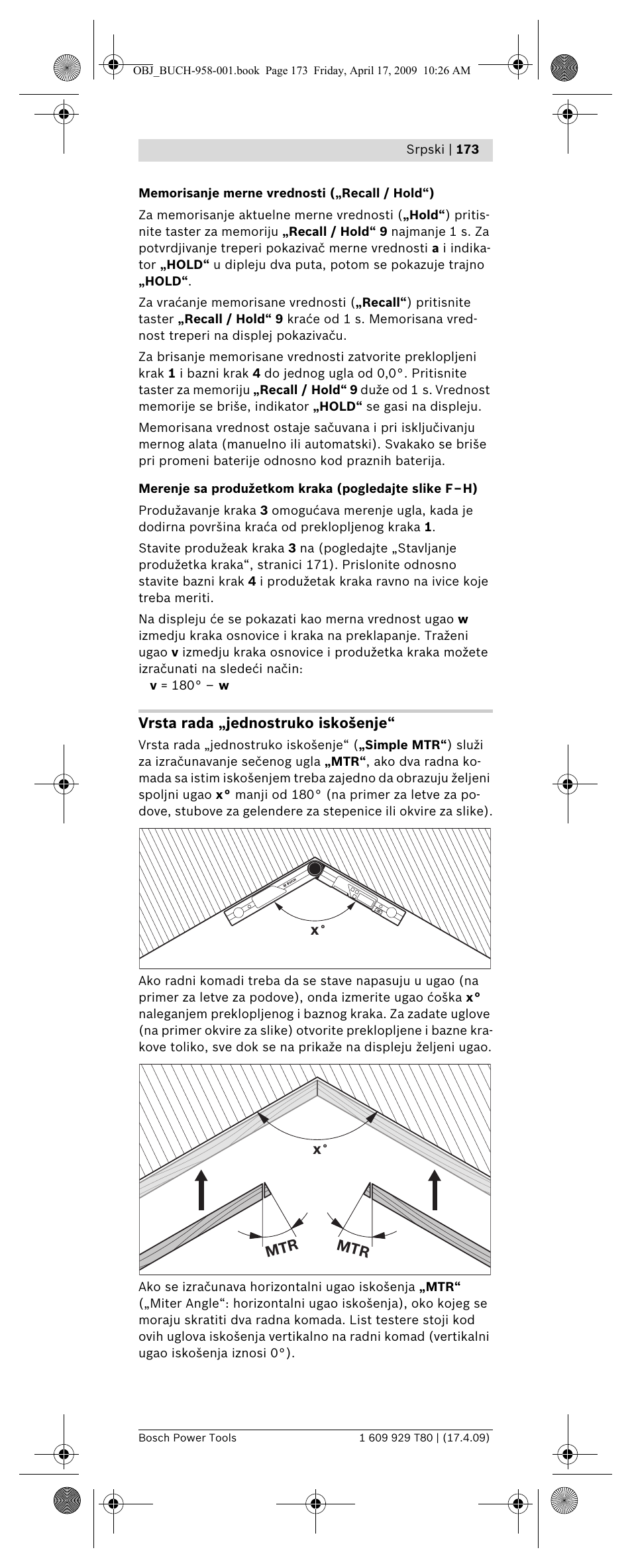 Bosch Gam 2 Mf Professional User Manual Page 173 246