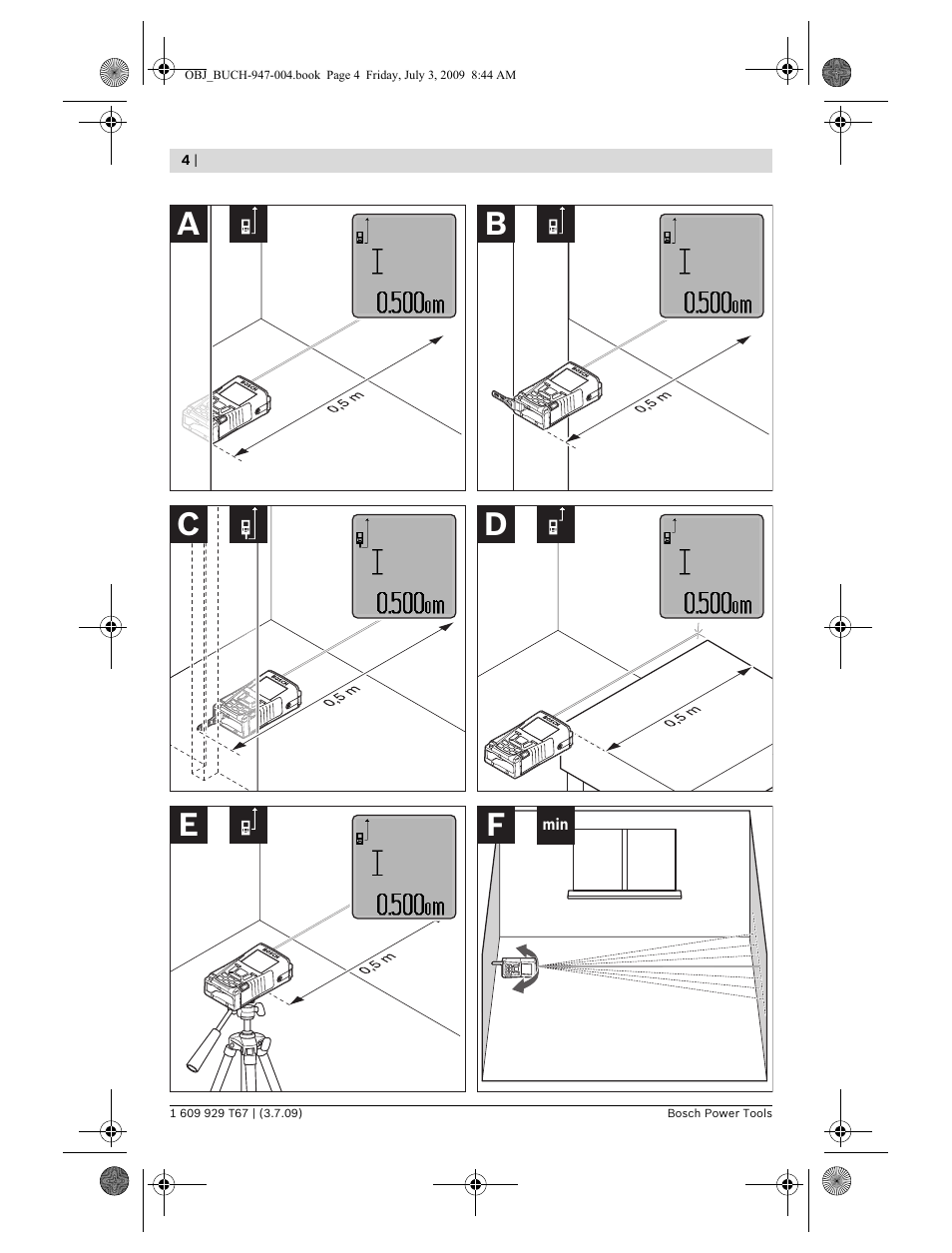 Bosch GLM 150 Professional User Manual | Page 4 / 440 | Original mode