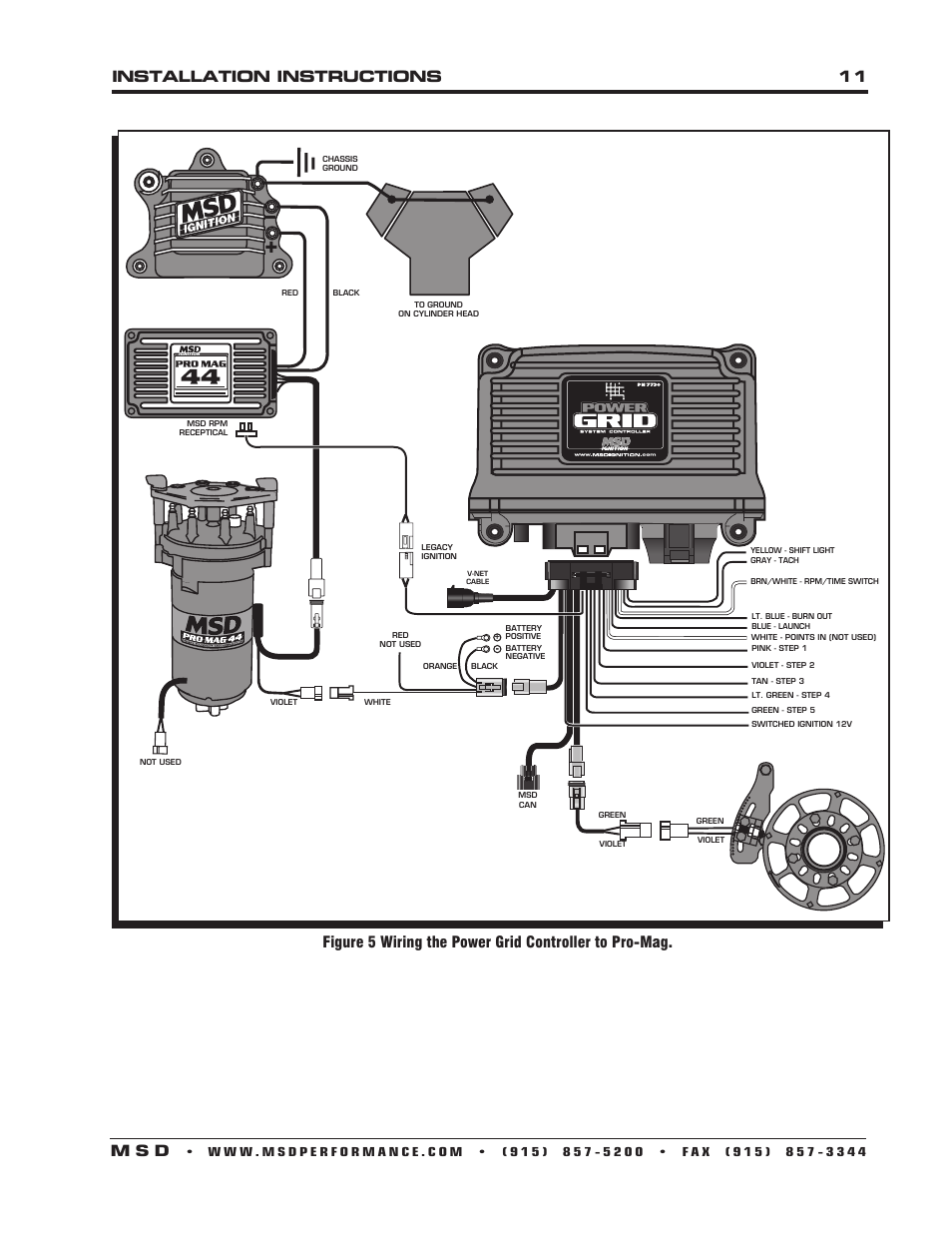 msd pro mag wiring diagram - Wiring Diagram