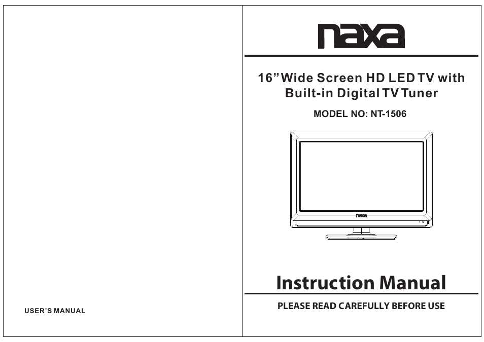 Naxa NT-1506 User Manual | 13 pages