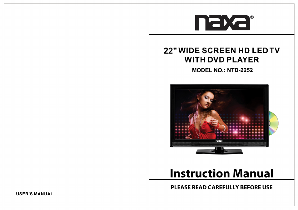 Naxa NTD-2252 User Manual | 18 pages