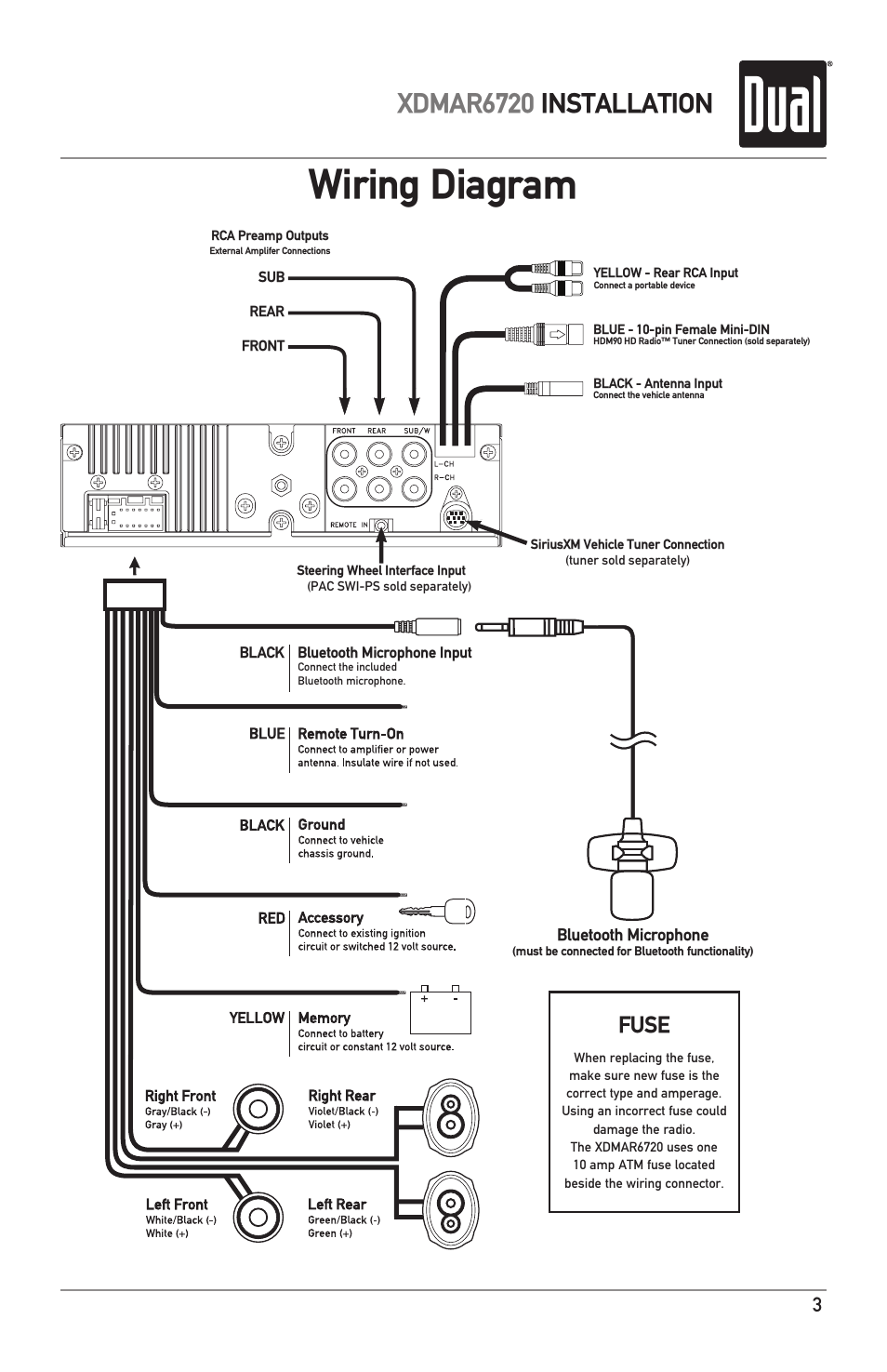 60 Car Dual Xdm17bt Wiring Diagram - Wiring Diagram Harness