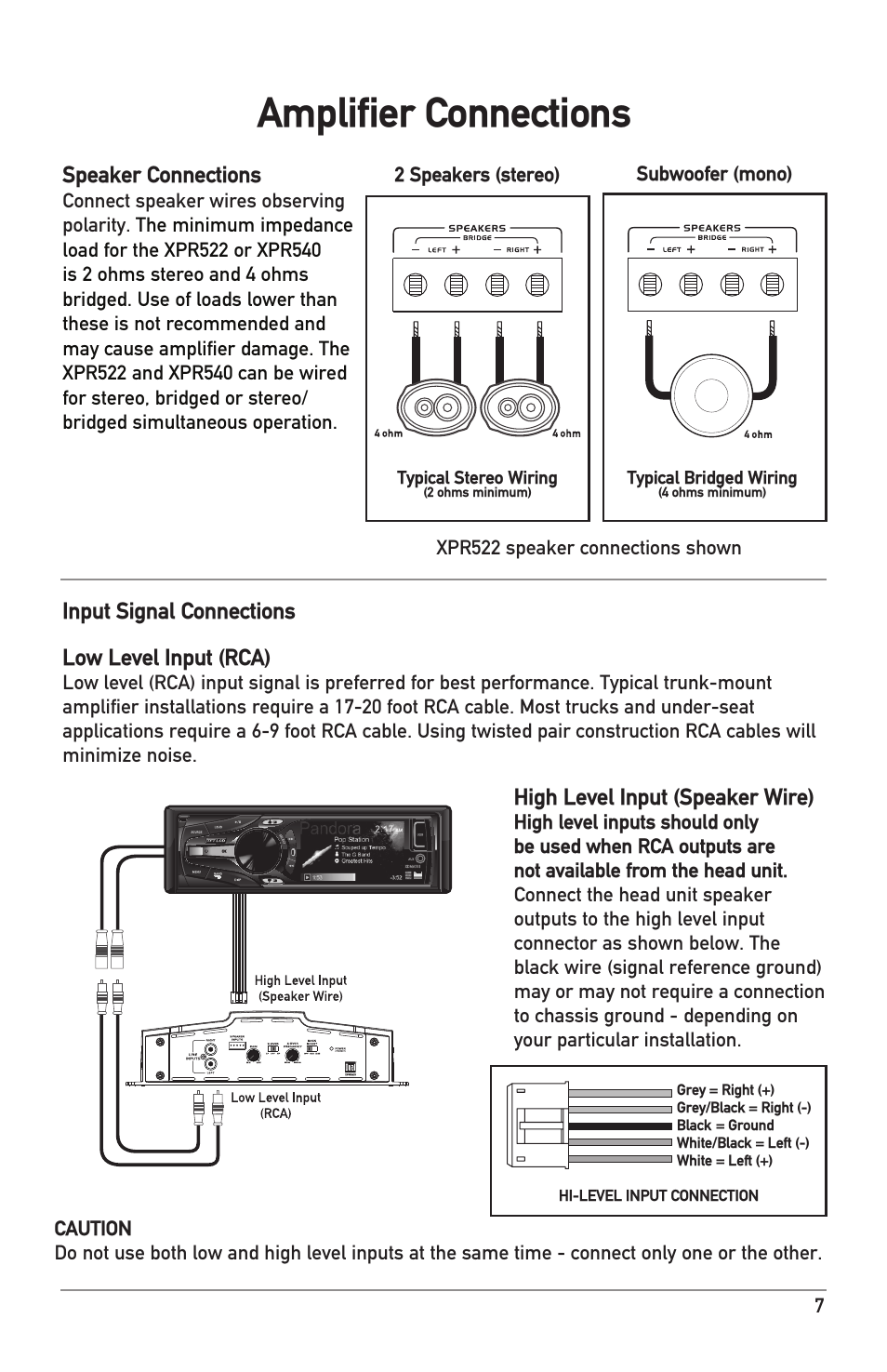 Dual Amp Wiring Diagram : Amplifier Wiring Diagrams How To Add An