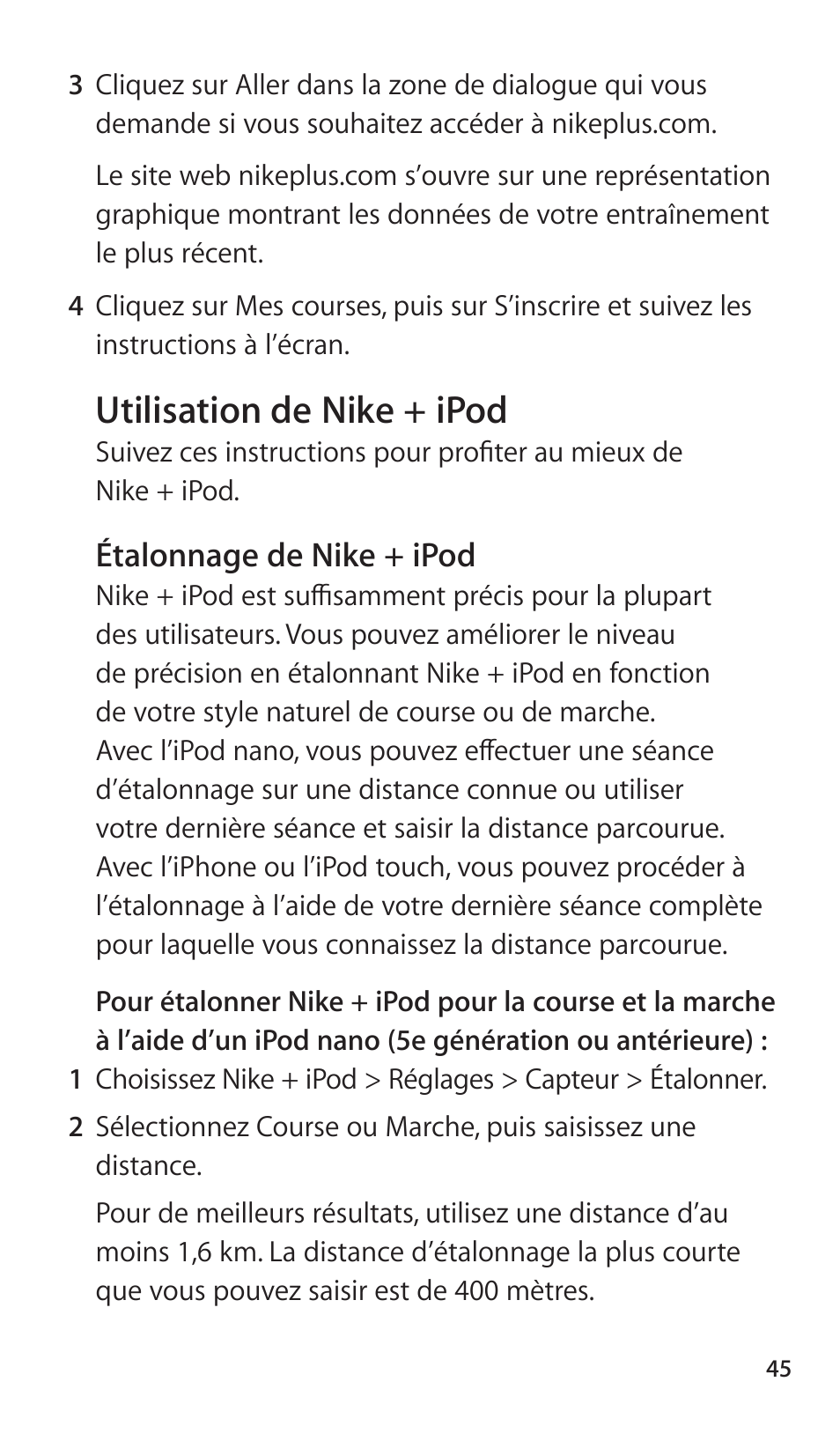 apple nike and ipod sensor