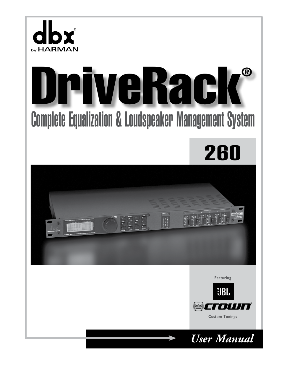 dbx DriveRack 260 User Manual | 84 pages | Original mode