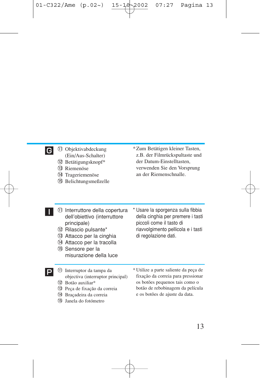 Canon Prima Bf 80 Set User Manual Page 13 115 Original Mode Also For Prima Bf 90 Kinderbuch Set