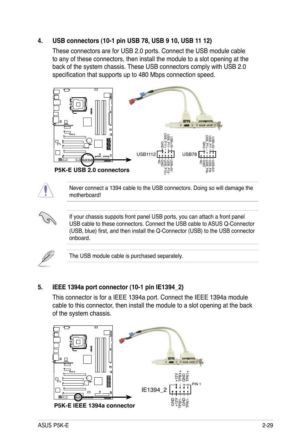 Схема подключения передней панели asus p5k