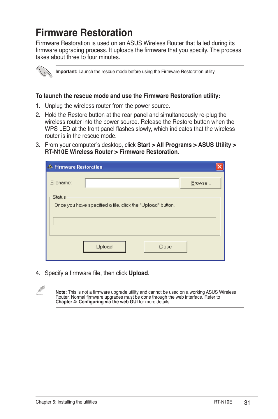 Firmware update utility. Firmware Restoration асус. Firmware.