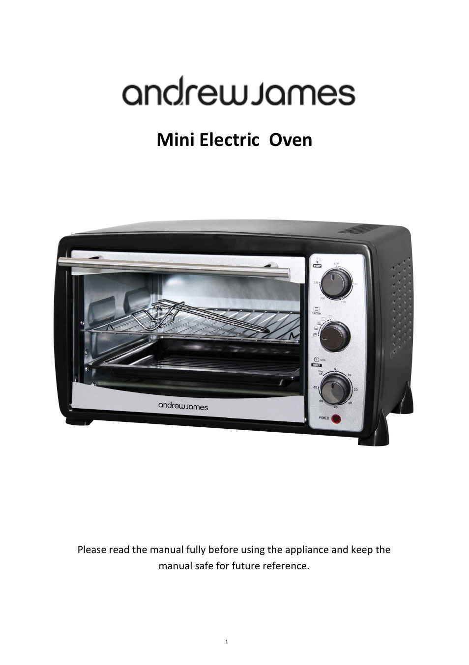 andrew james table top oven