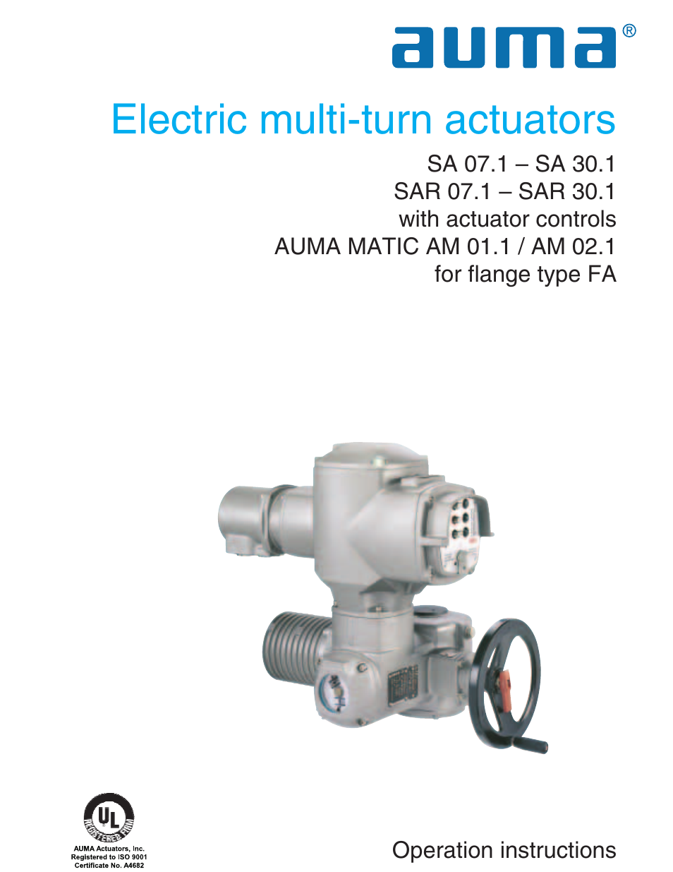 Auma matic схема подключения